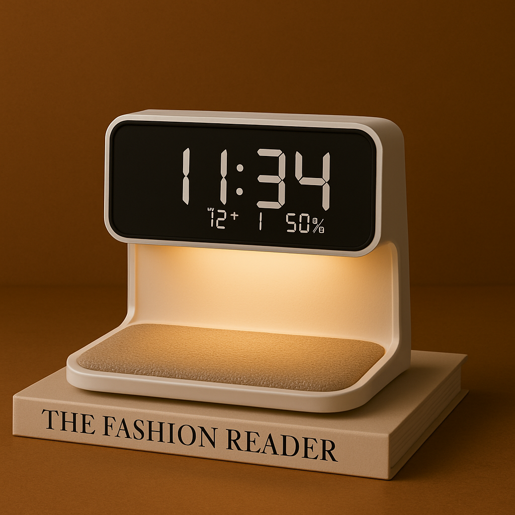 Reloj Inteligente Power Time 3 en 1 — Ilumina, Despierta y Carga sin Cables