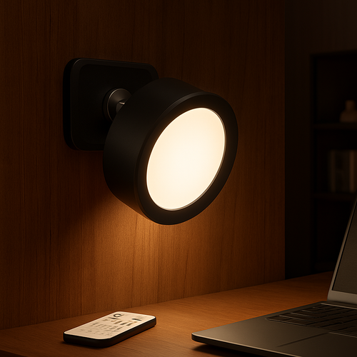 Lámpara LED Portátil 360° con Control Remoto – Ilumina Cada Espacio a Tu Estilo