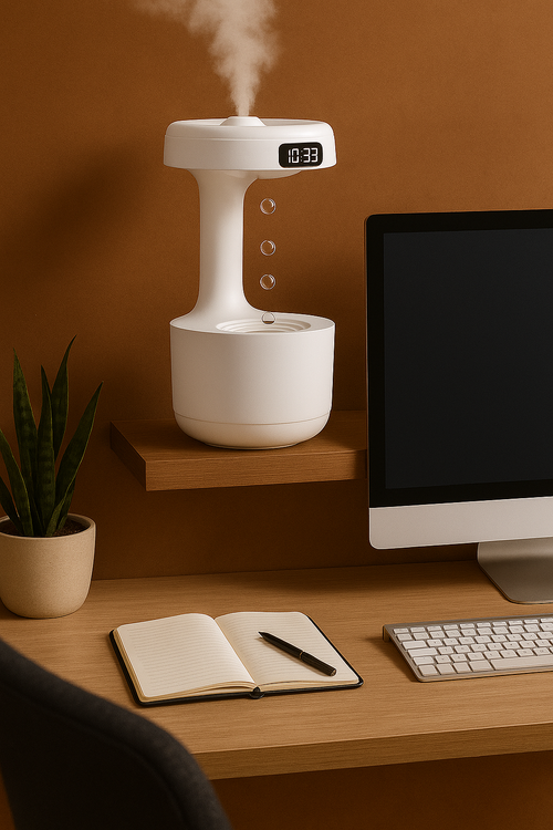 Humidificador Antigravedad con Efecto Flotante – Tecnología Futurista para un Aire Puro y Relajante